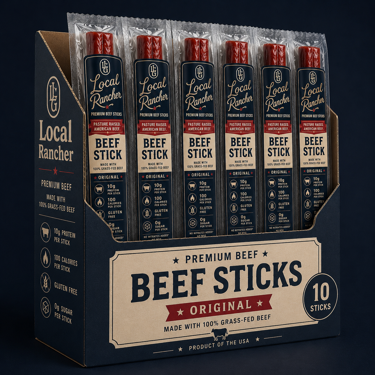 10 Original Beef Sticks